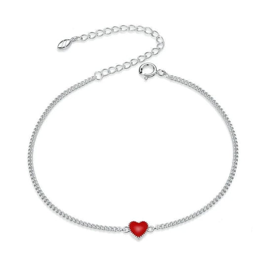 Bracelet "'Coeur Minimaliste" argent coeur-passion