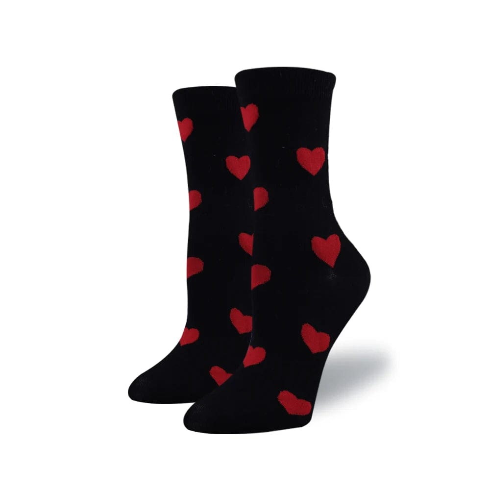 Chaussettes colorées motif cœur 4 / Unique coeur-passion