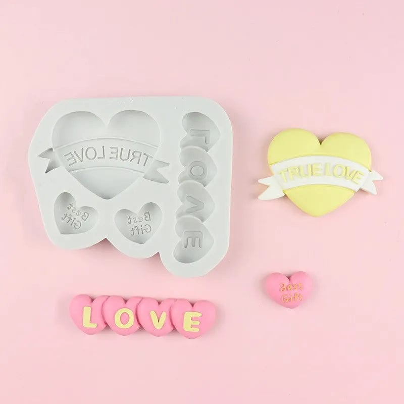 Moule 7 coeurs silicone coeur-passion