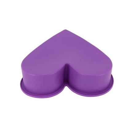 Moule cœur gâteau silicone SILIKOLOVE violet coeur-passion