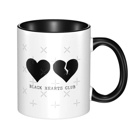 Mug "Cœur Noir" Noir / 301-400 ml coeur-passion