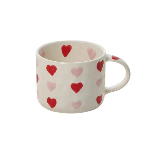 Mug motif cœur rouge et rose 300ml 201-300 ml coeur-passion