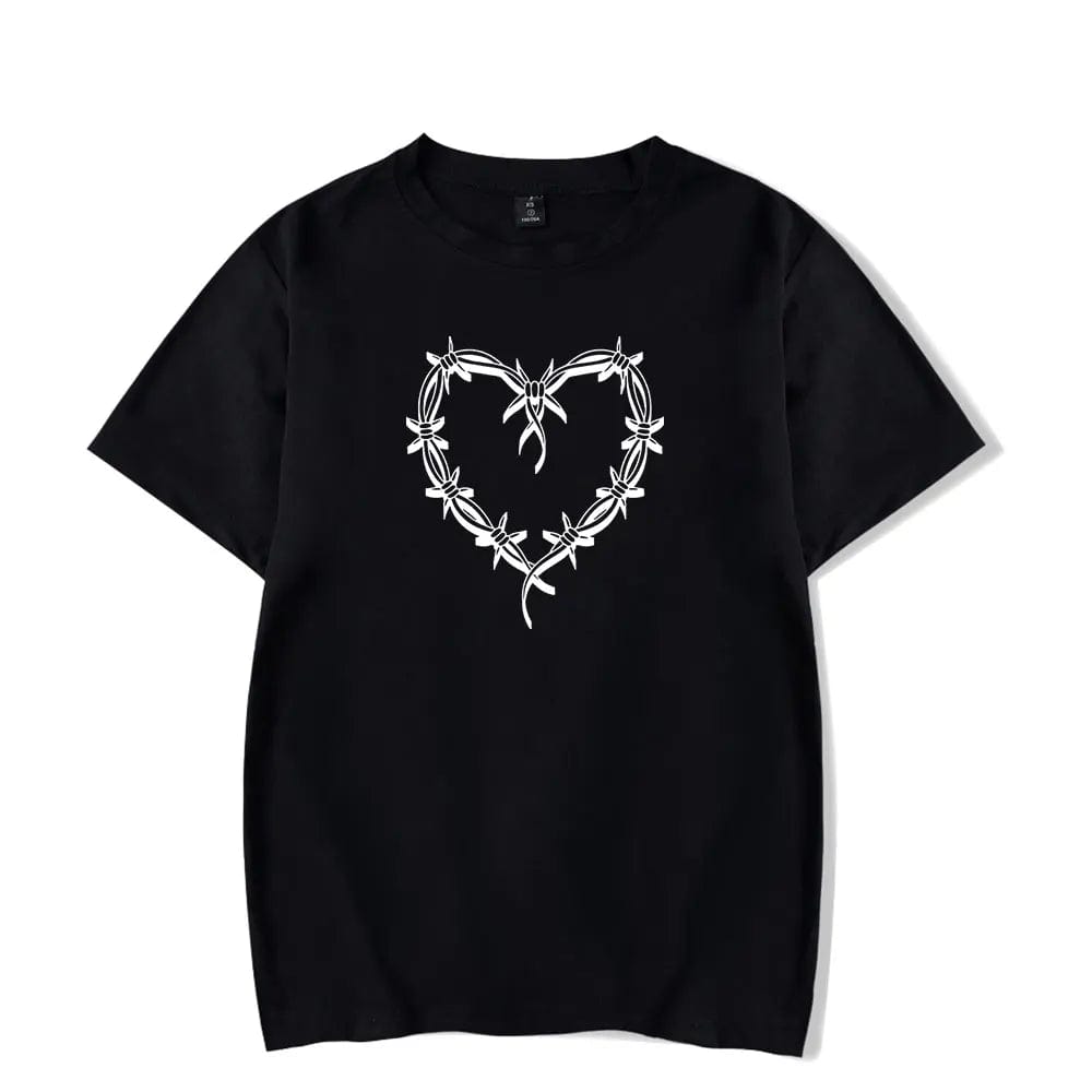 T-Shirt "Coeur Barbelé" Noir / XXS coeur-passion
