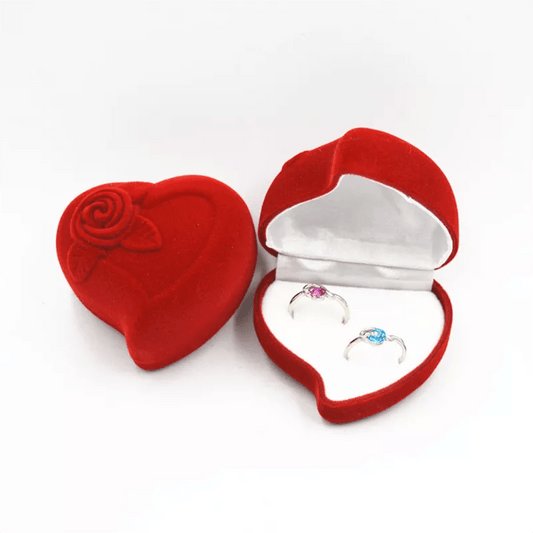 Boîte bijoux "Coeur de mariage" coeur-passion