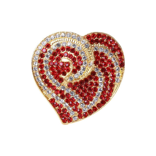Broche "Coeur Berry" femme coeur-passion