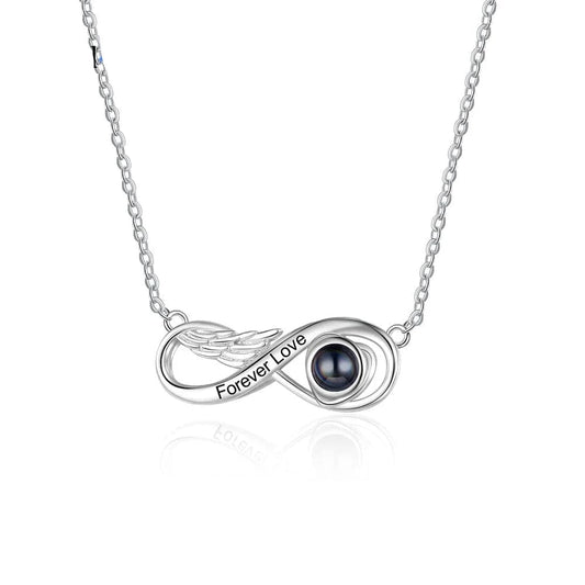 Collier "Coeur Infini" projection photo coeur-passion