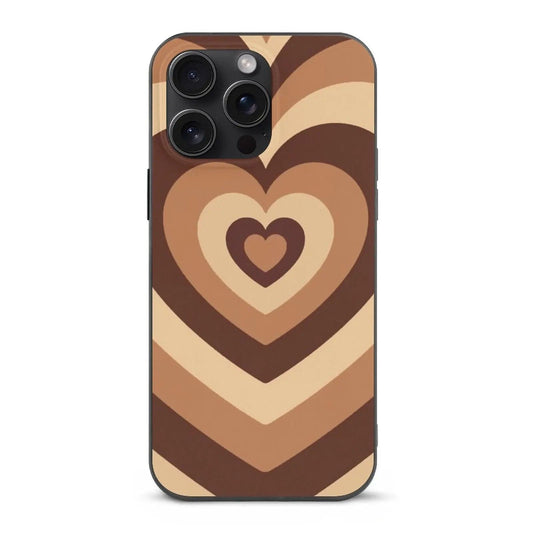 Coque "Tendresse Cannelle" iPhone 15 Plus coeur-passion